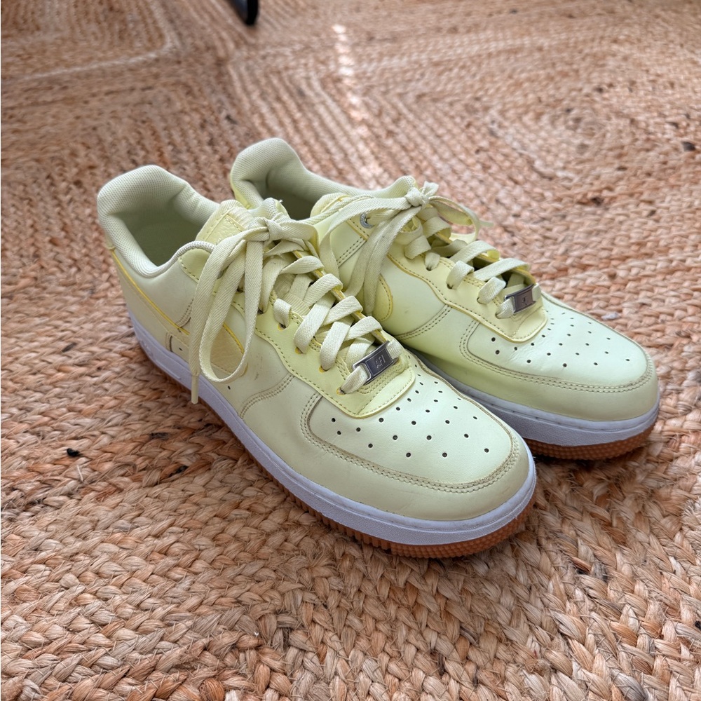 Nike Women's Sneakers in Bright Yellow